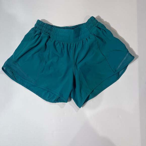 Lululemon Pants - Lululemon Hotty Hot Low-Rise Lined Short 4" Tall - Teal Lagoon size 6